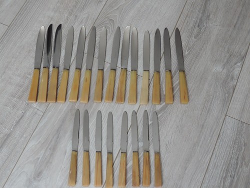 Set couteaux manche corne - couteaux,