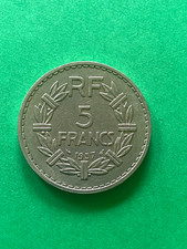 Rare franc 1937 lavrillier - 5,