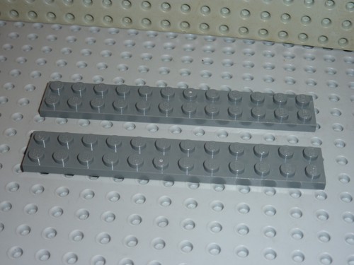 Lego dkstone plate 2x12 - 2, x