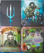 4K Aquaman 1 & Suicide squad (2 Films Bluray 4k + Steelbook)