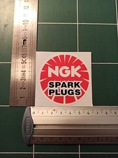 NGK autocollant sticker vintage pour casque ou moto