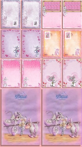 Diddl ballerina lot feuilles - ballerina,