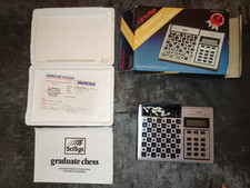 Vintage Jeu d'échecs électronique SCiSYS Graduate Chess - Complet & fonctionnel