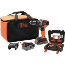 Perceuse à percussion sans fil 18 V - BLACK+DECKER - avec 2 batteries 18v 2.5Ah