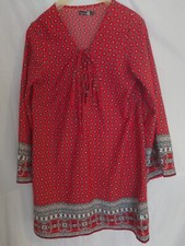 Tunique rouge Boohoo femme