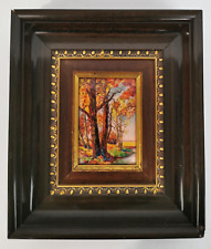 ANCIENNE MINIATURE EN ÉMAIL