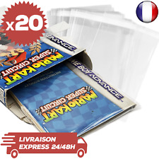 20 Protections Sachet Pochette Refermable Notice Jeux Game Boy Advance Neufs