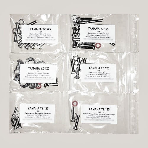 Yamaha 125 1981 - kit, vis