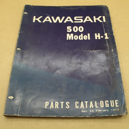 Parts list kawasaki 500 - kawasaki, h-1