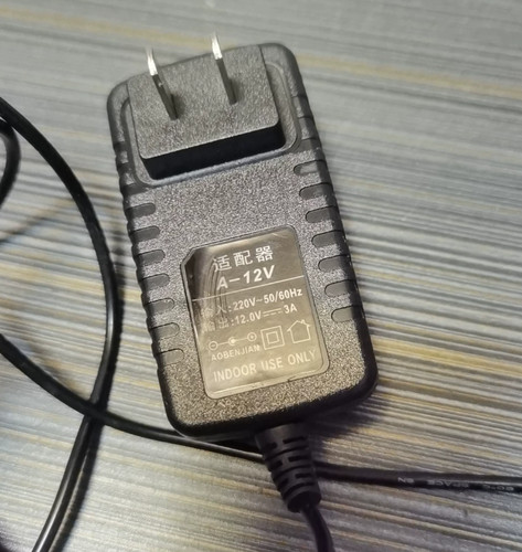 12v 2hole adaptateur - 3a,