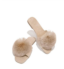 sandales d’été en fourrure