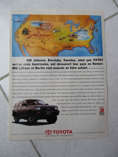 Publicité toyota runner - publicité, v6