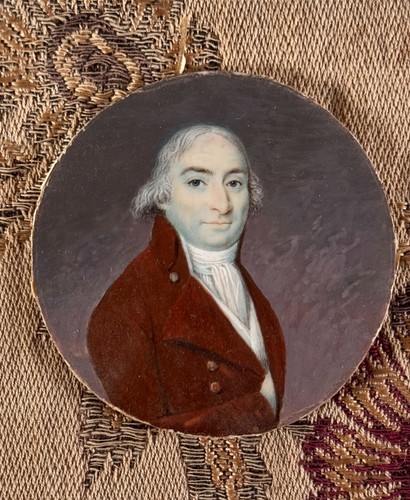 Antique french miniature - french,