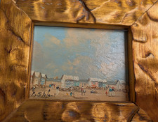 paysage "Cabines à marée de basse" de Stefani