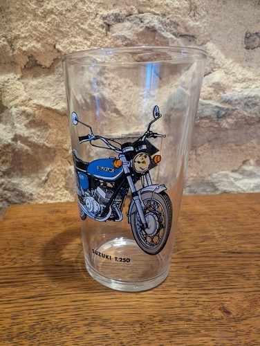 Verre moutarde moto suzuki - à,