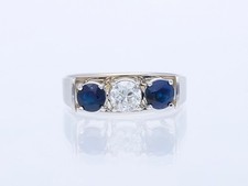 Bague Diamant Saphir 1,50 ct