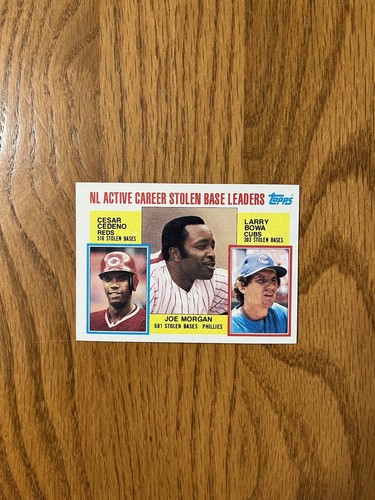 1984 topps stolen bases - topps, nl