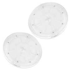  2 Pcs Plateau Tournant De Table Placard Cuisine Base Plate-forme