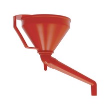 Entonnoir plastique orange bec coude - AUTOBEST