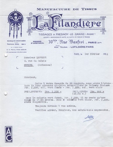 Paris tissus filandiere - paris,