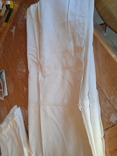 Drap ancien métis - de, lin
