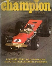CHAMPION 30 1968 ESSAI MATRA