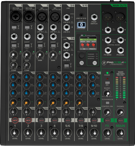 Mackie profx10v3 ch analog - mackie,