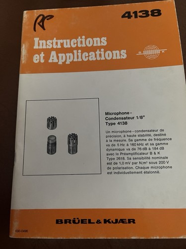 Bruel kjaer instructions - bruel,