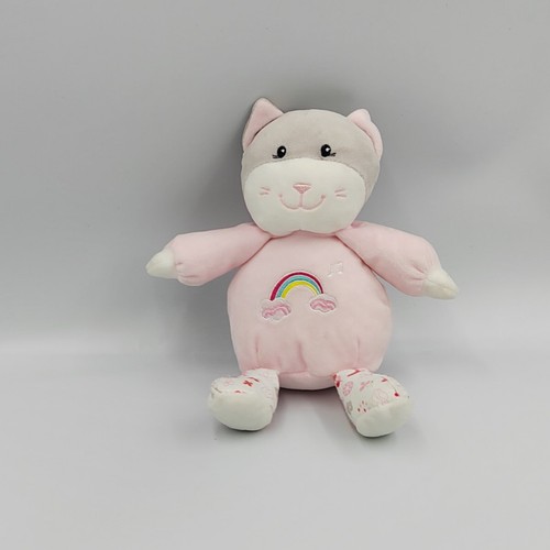Doudou musical chat rose