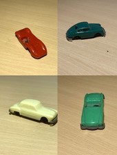 Lot 4 voitures miniatures Cadum Pax vintage Mercedes Porsche Maserati