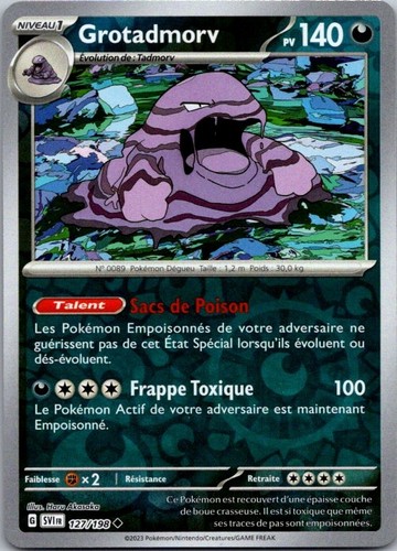 Carte pokémon grotadmorv - pokémon,
