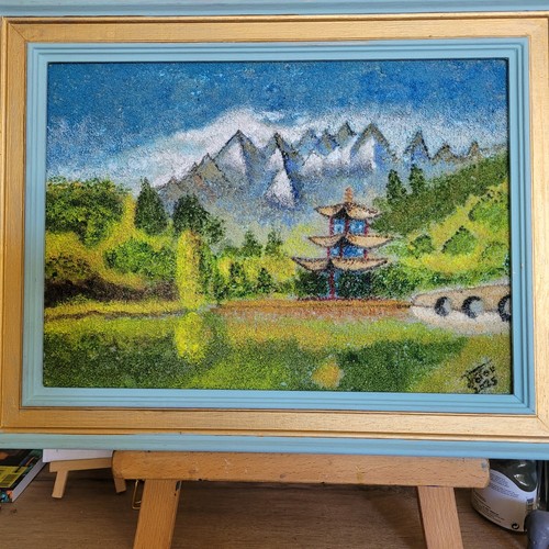 Tableau peinture acrylique - tableau,