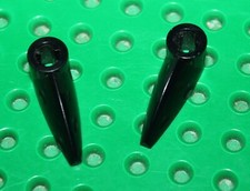 2 Lego Black Tooth ref x346 /set 8434 8733 8994 7632 10236 8081 8053 8051 9395