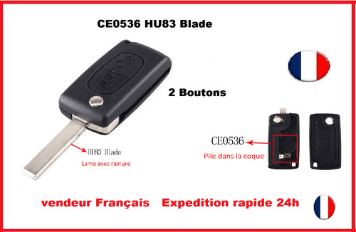 Coque clé plip - plip, compatible