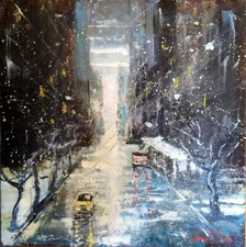 Huile sur toile 50 Cm X 50 Cm