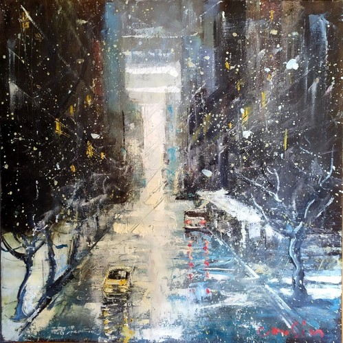 Huile sur toile 50 - ,