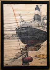 tableau dessin aquarellé