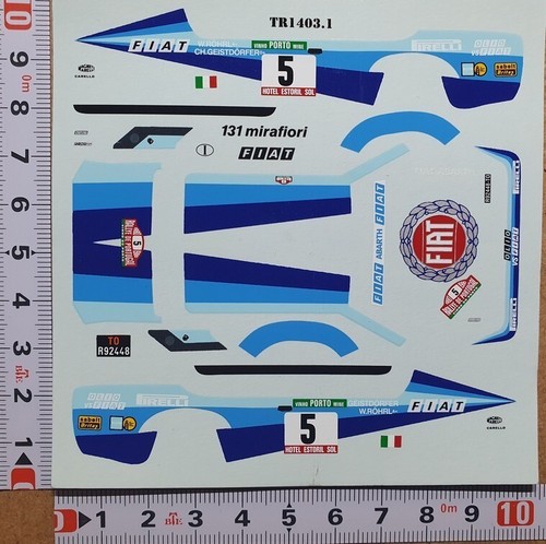 Decals fiat 131 - 131, abarth