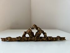 Fronton ornement décoratif plâtre et bois nœud Louis XVI