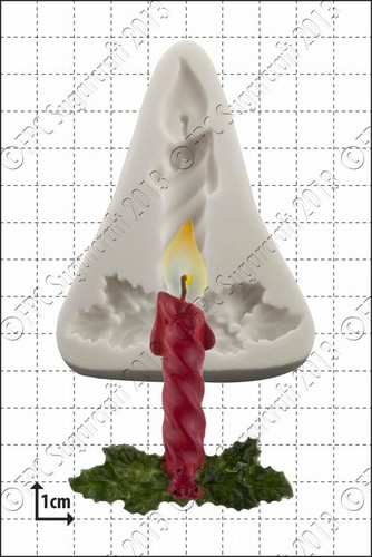 Moule silicone noël bougie - silicone,