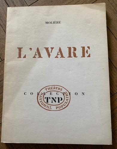 Avare molière - l'avare,
