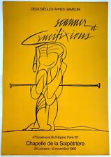 Valerio ADAMI, Chapelle de la Salpêtrière, 1980. Affiche originale lithographie