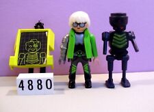 Playmobil Réf 4880 - Figurines personnages scientifique + robot du Robo-gang