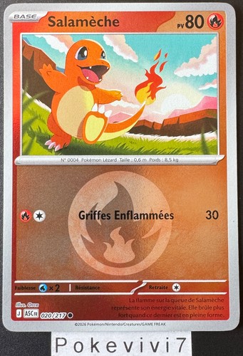 Carte pokemon salameche - carte,