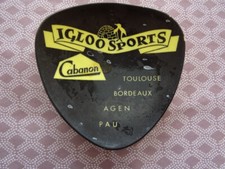 rare vintage cendrier igloo sport 1960