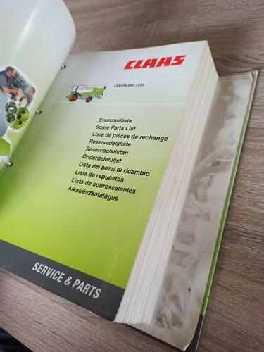 Livret piece claas lexion - piece,
