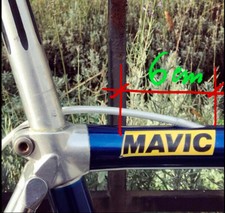 Mavic top tube X1 vinyle