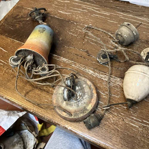 Lot ancien plafonnier monte - lot,