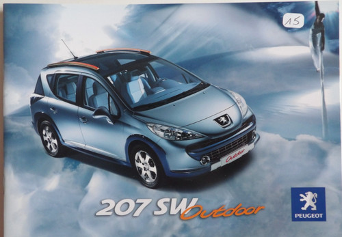 Brochure presse peugeot 207 - brochure,