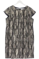 MONA Robe à manches courtes Dames Robe T EU 48 noir-blanc cassé-gris clair